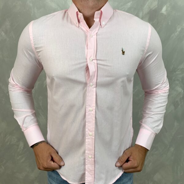 Camisa Manga Longa PRL Rosa