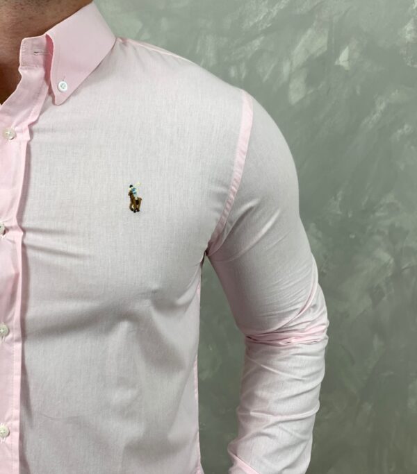 Camisa Manga Longa PRL Rosa - Image 2